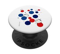 Aves Silvestres japonesas Shimaenaga Rojo Lunares Azules Lunares Kansai Evento Familiar a Juego PopSockets PopGrip Adhesivo