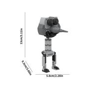 (Avestruces con bocas grandes) Bloques de construcción de la serie Zoonomalía de animales deformados Pellet pequeño