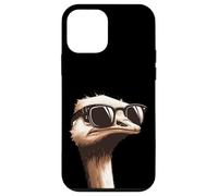 Avestruz con gafas de sol - Funny Zoo Animal Farm Farming Carcasa para iPhone 12 mini