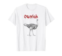 Avestruz (Gráfico de ilustración Vintage) Camiseta