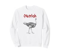 Avestruz (Gráfico de ilustración Vintage) Sudadera
