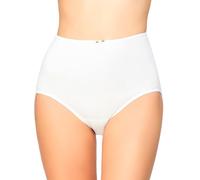 AVET - 3167 Pack de 6 Braga Mujer Super Alta Algodon Lycra sin Costuras Color: Arena Talla: XL