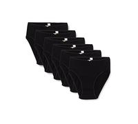 AVET 3267 Braguita algodon Pack x 6, Mujer, Negro, L