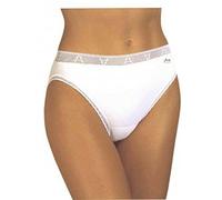 AVET 3368 - Braga Bikini sin Costuras Puntilla Suave en camales y Cintura con puntilla de blonda (M)