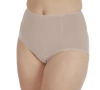 AVET - 36952 Faja Braga Efecto Tanga Refuerzo Central Color: Arena Talla: G