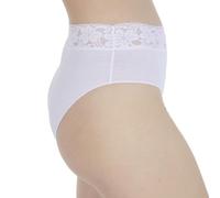 AVET Braga algodón de Encaje Ancho 32700 (FR/ES, Letras, XL, Regular, Regular, Blanco)