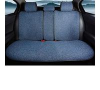 AVFORA Cubreasientos Protectores Protector Automotriz Lino Amortiguador La Cubierta Asiento Coche Respirable para El Camión Sedán SUV(1Piece Rear Blue)