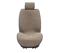 AVFORA Cubreasientos Protectores Protector Automotriz Lino Amortiguador La Cubierta Asiento Coche Respirable para El Camión Sedán SUV(1Piece Front Coffee)