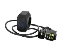 AVFORA Delantera faro Para Talaria Sting R MX4 Interruptor Montaje Manillar Motocicleta Interruptor Apagado Faro Luz LED Azul Plug & Play Resistente Al Agua Faros Luz
