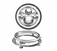 AVFORA Delantera faro Para Touring Electra Glide Road King Street Glide Faro LED 7 Pulgadas + Luces Antiniebla 4,5 Pulgadas Piezas Anillo Montaje Soporte 7" Faros Luz