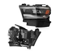 AVFORA Faros delanteros Para Dodge Para RAM 1500 RAM1500 CLASSIC 2019 2020 2021 Faros LED Lámpara De Cabeza Completas De LED Faro DRL Señal De Giro Amarilla PRINCIPAL