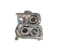 AVFORA Faros delanteros Para Nissan Para Terrano R50 Con Lente 1995 1996 1997 1998 1999 2000 2001 2002 Un Par Faros Delanteros Led Coche PRINCIPAL
