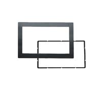 AVFORA Panel Radio Calcomanía para Marcos De Coche 178x102mm Universal 2DIN Reproductor Radio Automático Marco Decorativo Accesorios Panel Plástico Fascia Marco