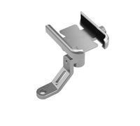 AVFORA Porta Movil Moto Manillar para PCX para PCX125 para PCX150 para 125 para 150 para ADV150 para ADV350 Soporte Manillar Aleación CNC para Motocicleta Navegación GPS(Silver-Y-PCX)
