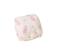 AVFORA Sanitary Napkin Storage Bag Tampons Portable Travel Napkin Pads Women's Initial Menstrual Bag For Office, School, Indoor Or Outdoor, Dating, Travel, Hotel (Color : Rabbit)