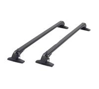 Avfpra Baca Coche Techo Barra Riel para Portaequipajes Techo Coche Universal Aluminio Color Negro con Cerradura 1 Par Barra De Techo Portaequipajes(C 105cm)