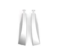 Avfpra Baca Coche Techo para Land para Rover para Discovery 3 LR3 4 Y LR4 (2004-2016) Tapa Repuesto Rieles Techo Delanteros 2 Piezas Barra De Techo Portaequipajes(Plata)