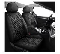 Avfpra Fundas Protectoras Asientos Coche para A7 Q3 Q2L Q5 A6 para Avant 4F C5 C6 C7 A3 8P A4 B6 B8 B7 Accesorios Interiores Automóvil Fundas Asiento Universales Cuero PU(Front Seats-Black)