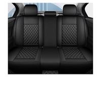 Avfpra Fundas Protectoras Asientos Coche para A7 Q3 Q2L Q5 A6 para Avant 4F C5 C6 C7 A3 8P A4 B6 B8 B7 Accesorios Interiores Automóvil Fundas Asiento Universales Cuero PU(Rear Seat-Black)