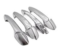 Avfpra Manija Puerta Exterior Coche Para Benz CEB GLK GLE ML Clase CLA CLS W204 X204 W212 W246 W166 W117 Pegatinas Negras Cubierta Embellecedora Manija Puerta Coche(Silver handle)