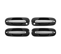 Avfpra Manija Puerta Exterior Coche Para CRV 1997-2001 Juego Manijas Puerta Exteriores Cromadas Negras 72180ST0J02 72640ST0J02 72140ST0J02 4 Uds