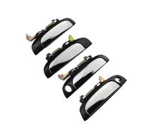 Avfpra Manija Puerta Exterior Coche Para Kia Para Rio 2006-2010 82650-1G010 82660-1G010 83650-1G010 83660-1G010 Manija Puerta Exterior Cromada(1 juego)