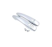 Avfpra Manija Puerta Exterior Coche Para Nissan Para Navara NP300 D23 Para Alaskan 2015-2019 Accesorios Pegatinas Juego Molduras Tapa Cubierta Manijas Cromadas(2 Button 2 Door)