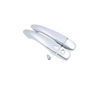 Avfpra Manija Puerta Exterior Coche Para Nissan Para Navara NP300 D23 Para Alaskan 2015-2019 Accesorios Pegatinas Juego Molduras Tapa Cubierta Manijas Cromadas(1 Button 2 Door-A)