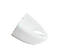 Avfpra Manija Puerta Exterior Coche Para VW Para Passat B6 B7 2006-2011 Para CC 2009-2017 3C0837879 LHD Tapa Cubierta Manija Cilindro Cerradura Puerta Izquierda Plateada(LB9A Candy White)
