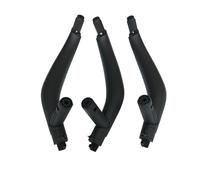 Avfpra Manijas Interiores Para Coche Para X5 X6 F15 F16 2014-2018 Juego de 3 piezas LHD RHD puerta Interior izquierda derecha tirador cubierta embellecedora(LHD Black Set)
