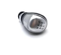 Avfpra Palanca De Cambios Para Ford Para Focus 2 MK2 FL MK3 MK4 MK7 Para GALAXY Para FIESTA Perilla Cambio Marchas Negra Plateada 5/6 Velocidades Manual(Silver 5speed)