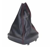 Avfpra Palanca De Cambios Para Ford Para Mondeo 4 IV MK4 2007-2014 Funda Palanca Cambios Selector Manual Pomo(Red line)