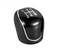 Avfpra Palanca De Cambios Para Mondeo Mk4 Para S-Max Para Focus Mk2 Para Kuga Brazo Palanca Cambios Cuero Bola Cabeza Perilla Cambio Marchas 5/6 Velocidades(5 speed black)