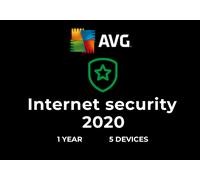 AVG Internet Security 2020 1 Year 5 Devices Key - GLOBAL