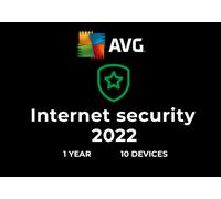 AVG Internet Security 2022 1 Year 10 Devices Key - GLOBAL