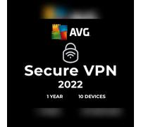 AVG Secure VPN 2022 1 Year 10 Devices Key - GLOBAL