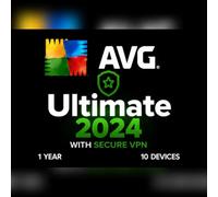 AVG Ultimate 2024 with Secure VPN Key (1 Year / 10 Devices) - GLOBAL