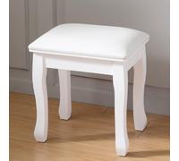 AVGVLIJ Taburete de tocador, banco acolchado para silla de maquillaje con patas de madera maciza, asiento de tocador, bonitos taburetes de tocador con cojín, taburete otomano moderno para espacios
