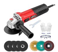 Avhrit Amoladora Angular 125 mm, 1200 W de Potencia Amoladora Angular Herramientas con 13000 RPM, Pequeña UniversalGrind Para Cortar, Moler