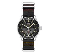 AVI-8 Flyboy Airmaster Sector Meca-Quartz Watch AV-4112 de 40 mm para hombre, Negro cuervo, japonés