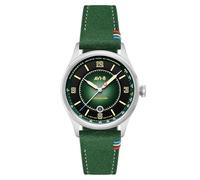 AVI-8 Flyboy Lafayette AV-4153 - Reloj automático de edición limitada para hombre de 42 mm con correa de piel, Mossy Hue