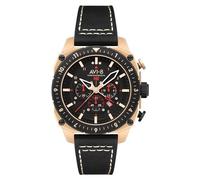 AVI-8 Hawker Hunter Atlas Dual Time Cronógrafo Jet Negro