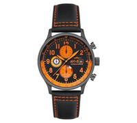 AVI-8 Hawker Hurricane AV-4011 - Reloj cronógrafo clásico para Hombre de 43,5 mm con Correa de Piel, Noire, Correa
