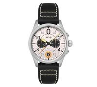 AVI-8 Hawker Hurricane Classic - Reloj cronógrafo para hombre, 43,5 mm, edición de museos de guerra imperial, con correa de cuero AV-Imperial, Bethlem, Correa