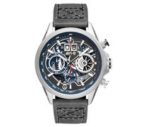 AVI-8 Para Hombre 45 mm Hawker Harrier Matador cronógrafo Reloj Piloto de Cuarzo Japonés con Correa de Cuero Genuino AV-4065