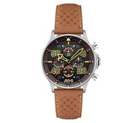 AVI-8 Reloj cronógrafo Hawker Typhoon Coningham para Hombre 42 mm D-Day 80 edición Limitada con Correa de Cuero AV-4093, Baldwin, Correa