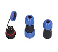 Aviación Enchufe Enchufe IP68 Conector Femenino Masculino Impermeable a Soldadura 2 Pin 250v 20a LP16 Aplicación de Ancho confiable Duradera