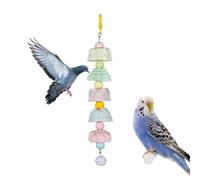 Avian Chew Accessories - Pulidores de Pico a Prueba de abrasión, minerales mordisqueantes arcoíris, Artistas Resistentes de hábitat para pájaros, Piezas interactivas de Actividad de, Paquete