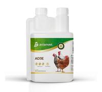AVIANVET AD3E | Suplemento vitamínico para gallinas ponedoras | Apoyo nutricional en Puesta y Crecimiento | 500 ml