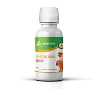Avianvet Antiestrés | Alimento Complementario para Pájaros | con Aceites Esenciales ayudan en periodos de Estrés | Formato de 100ml.